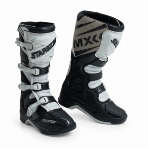 Мотоботы STAREZZI MILANO, GREY/BLACK (45)