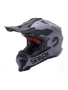 ШЛЕМ эндуро SPARX Raptor (JH-601) серо-черный (марк) (S)