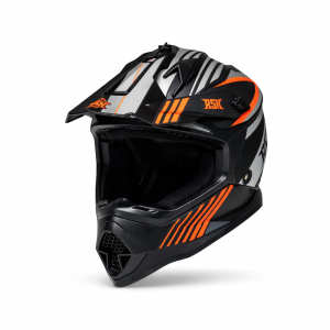 Шлем эндуро RSX Vector (черно-оранжевый матовый люминесцентный) (XL)