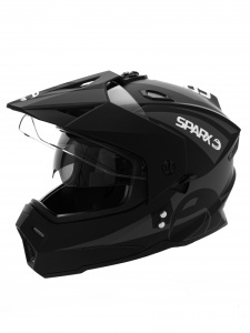 Шлем dual sport SPARX Matador (JK802) (черно-серый матовый) (L)