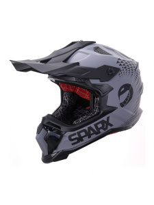 Шлем эндуро SPARX Raptor (JH-601) (серо-черный) (S)