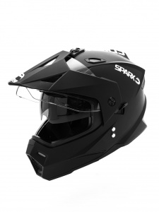 Шлем dual sport SPARX Matador (JK802) (черный матовый) (S)