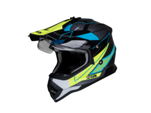 Шлем dual sport SPARX Pixel (серо-желтый) (Y/S)
