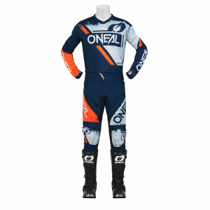 Костюм эндуро ONEAL RIDER ELEMENT THREAT AIR синий/оранжевый (L)