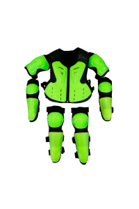 Комплект (наколенники, налокотники, панцирь) SPARX BA10 K (зеленый) ((L/XL))