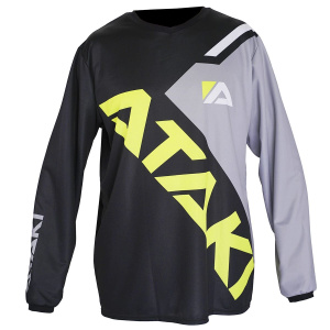 Джерси ATAKI Impact черный/серый/Hi-Vis желтый (M)
