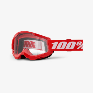 Очки 100% Strata 2		 (Red / Clear)