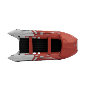 Надувная лодка GLADIATOR E420PRO  (красно-белый)