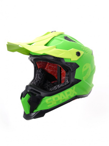 Шлем эндуро SPARX Raptor (JH-601) (зелено-черный) (L)