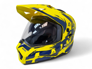 Шлем детский AiM JK802Y Yellow/Blue (Y/M)
