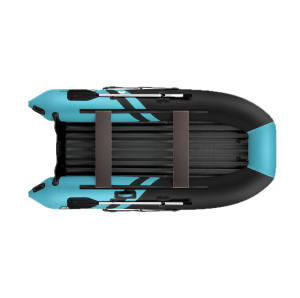 Надувная лодка GLADIATOR E330SL  (черно-бирюзовый)