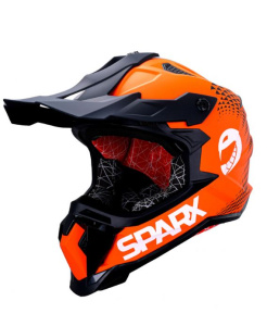 ШЛЕМ эндуро SPARX Raptro (JH-601) оранжево-черный (марк) (S)