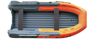 Лодка REEF-370Fi S MAX (Оранжевый+темно-серый)