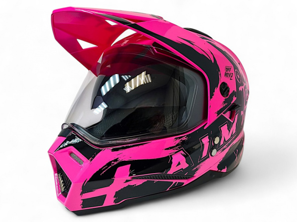 Шлем детский AiM JK802Y Pink/Black (Y/M)