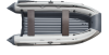 Лодка Скат-390Fi (Серый+темно-серый)