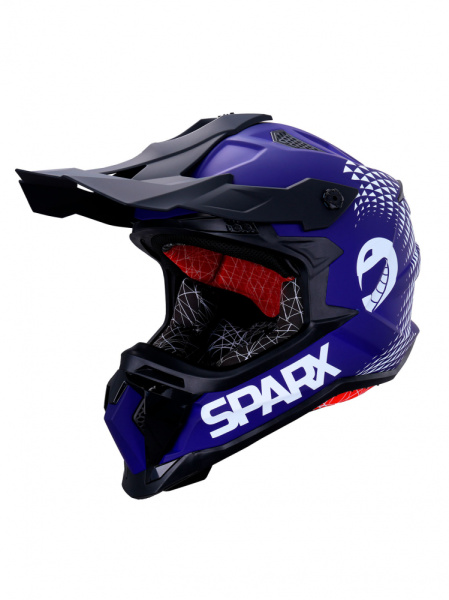 Шлем эндуро SPARX Raptor (JH-601) (Сине-черный) (L)