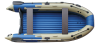 Лодка Скат 350 (Серый+синий)