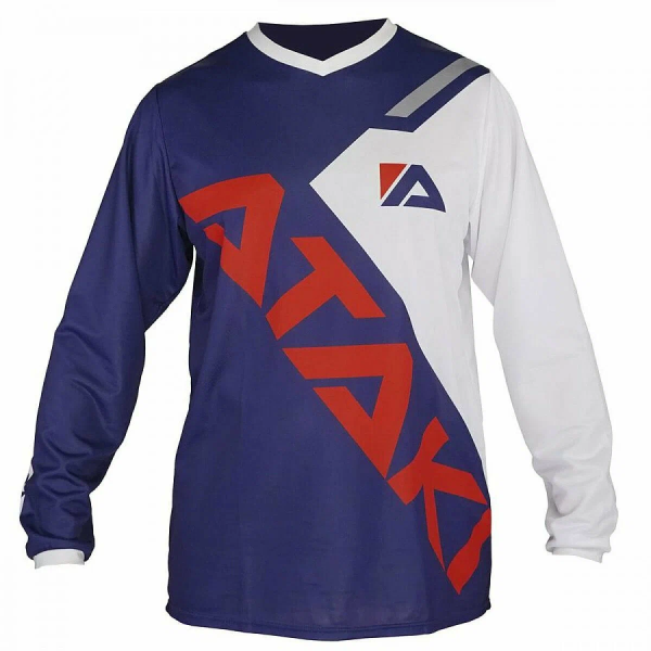Джерси ATAKI Impact синий/белый (L)